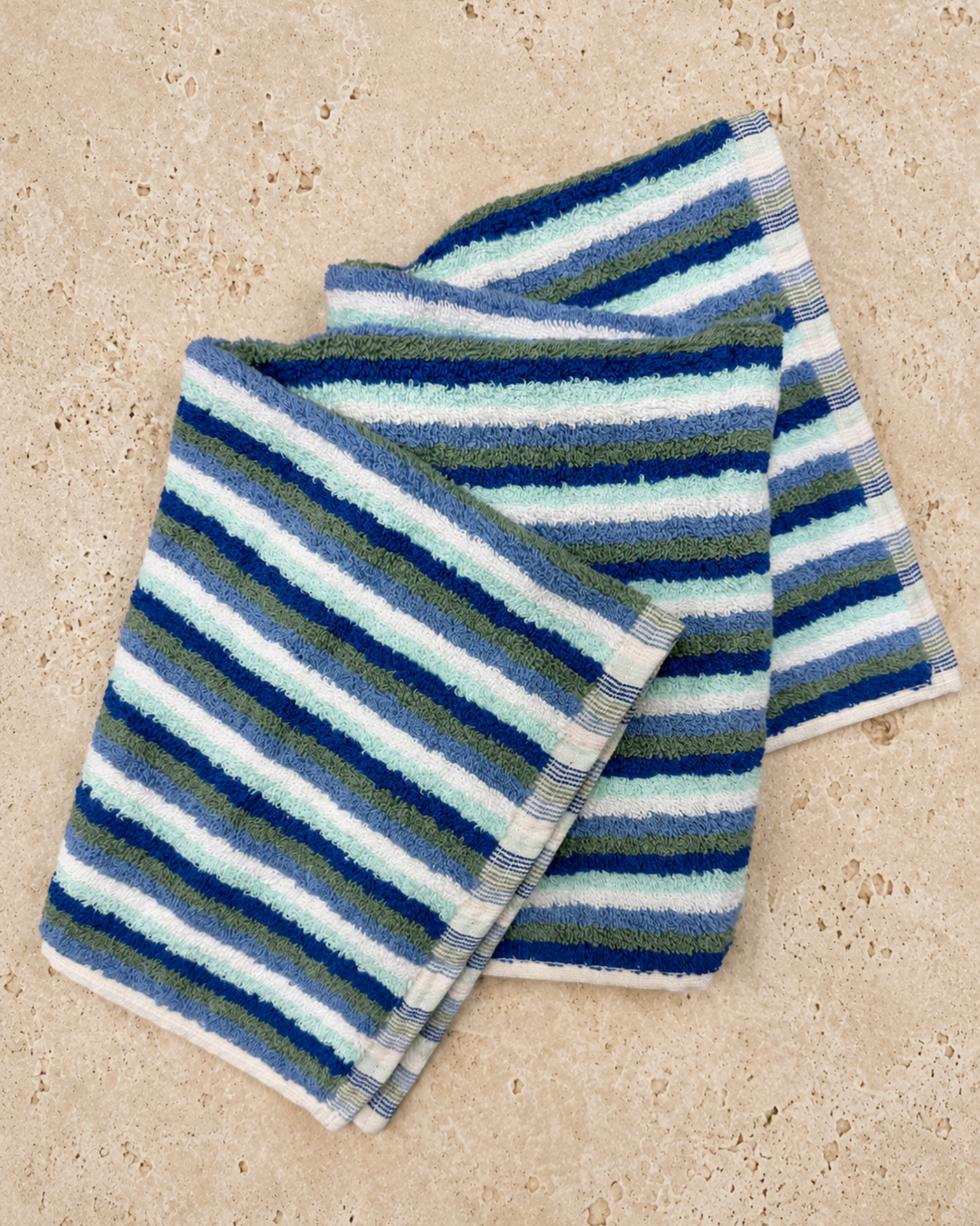 Striped Marseille Hand Towel