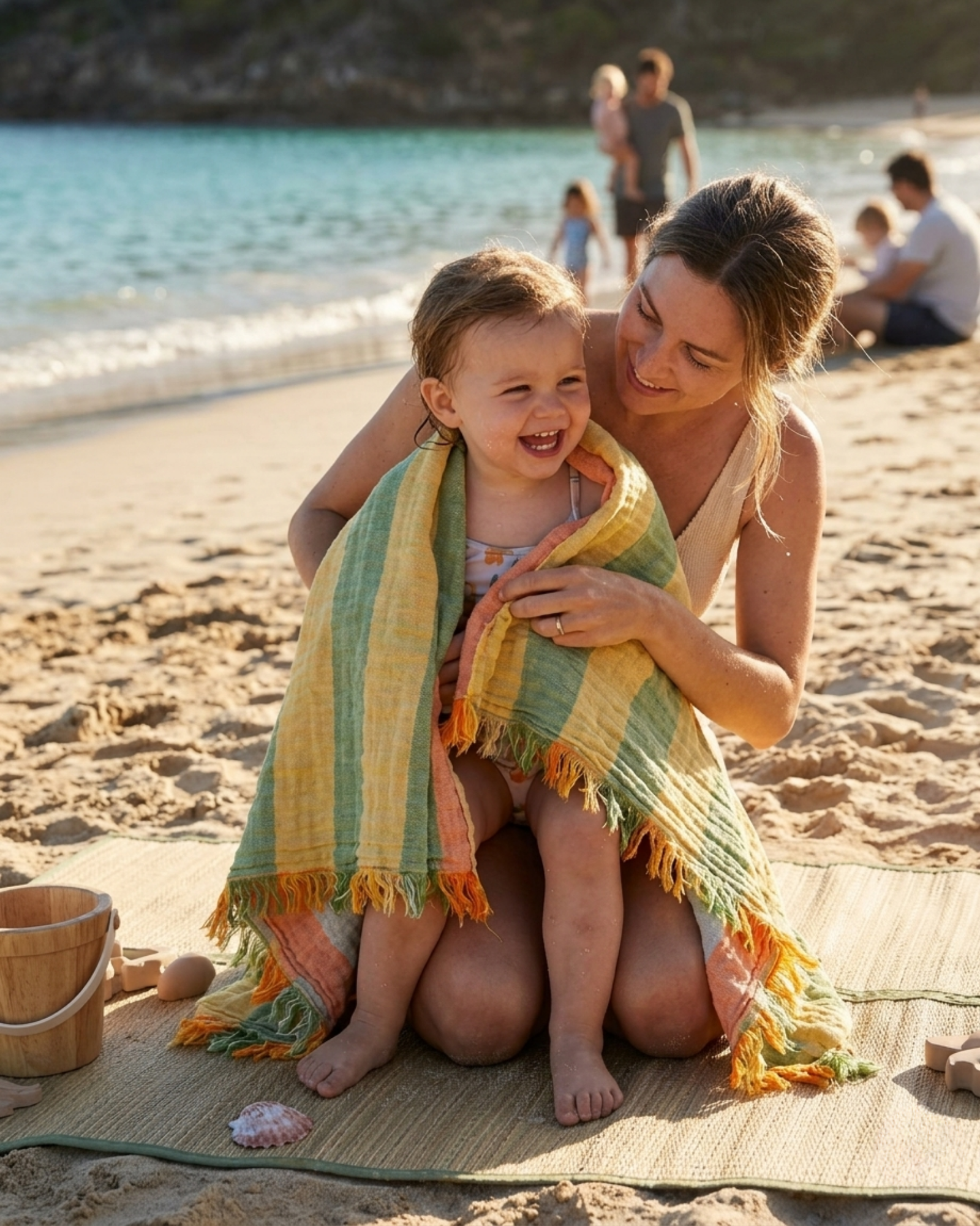 Muslin Striped Body Towel