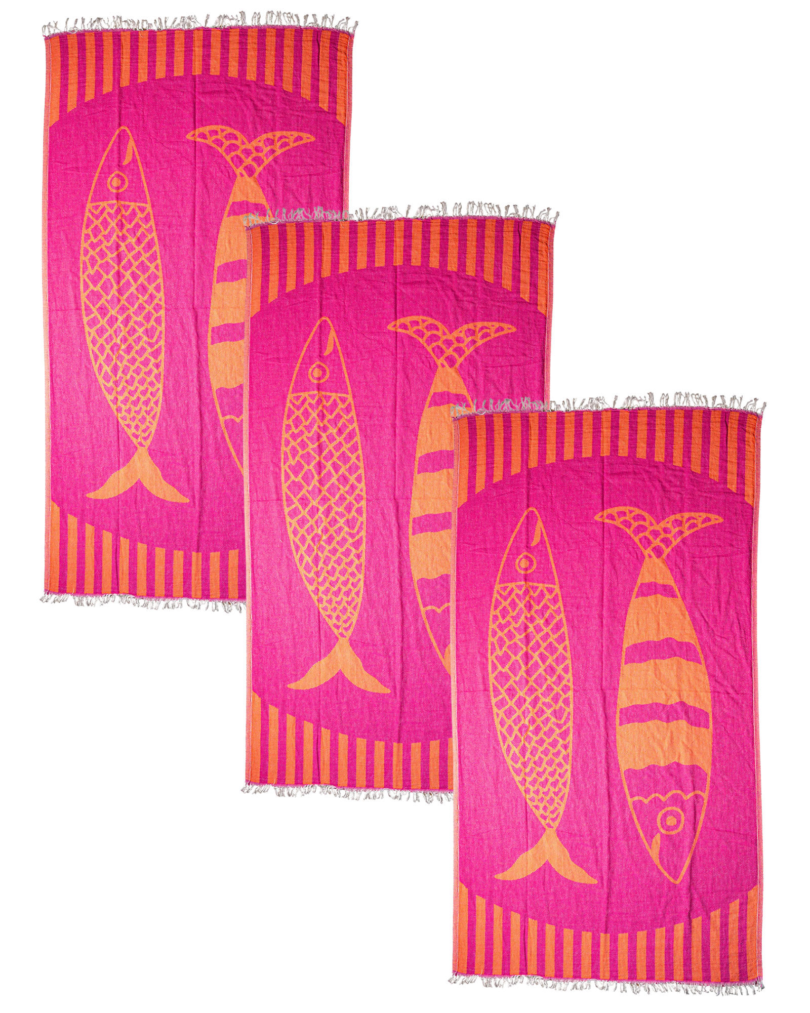 Sardine Beach Towel Set of 3