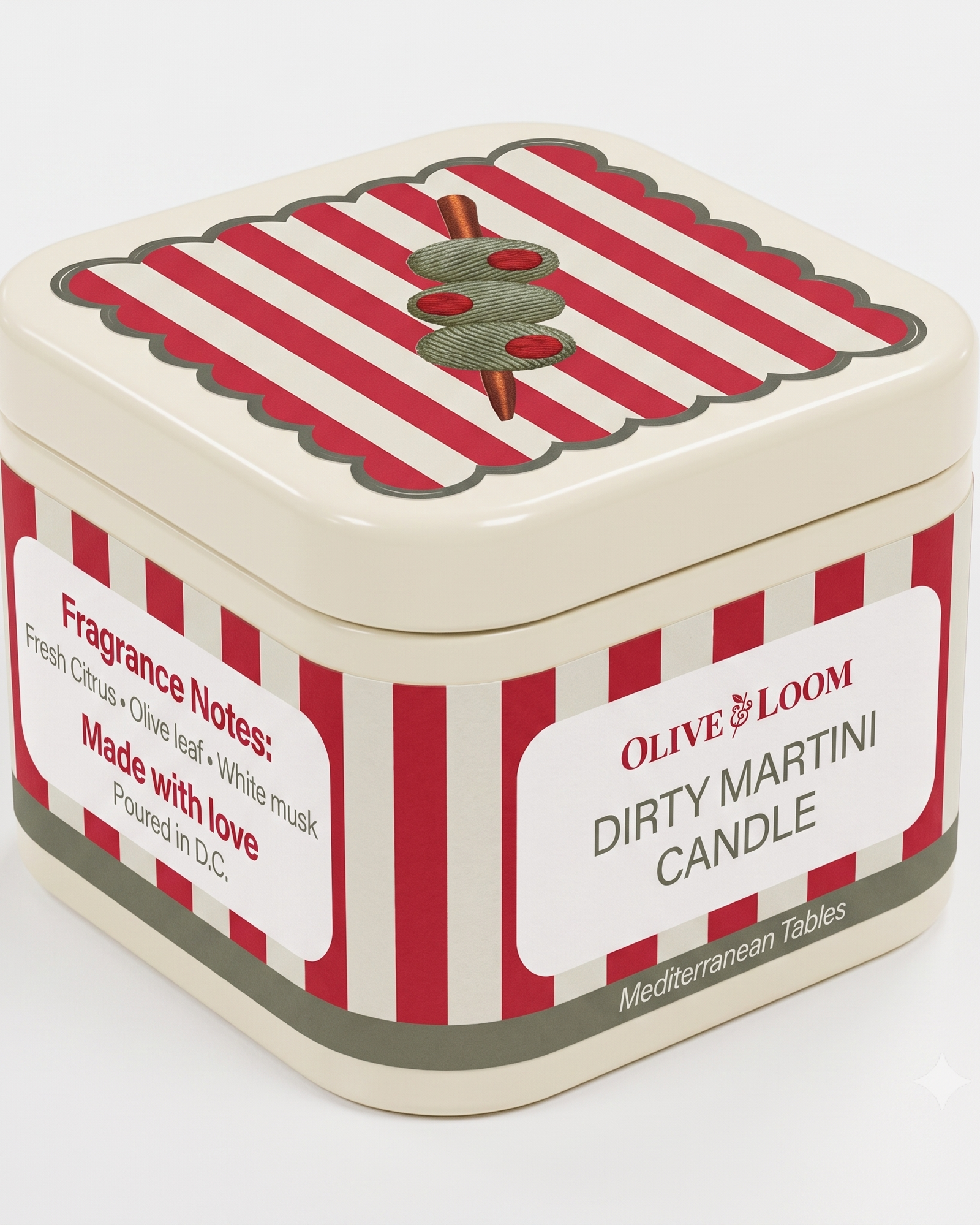Dirty Martini Candle