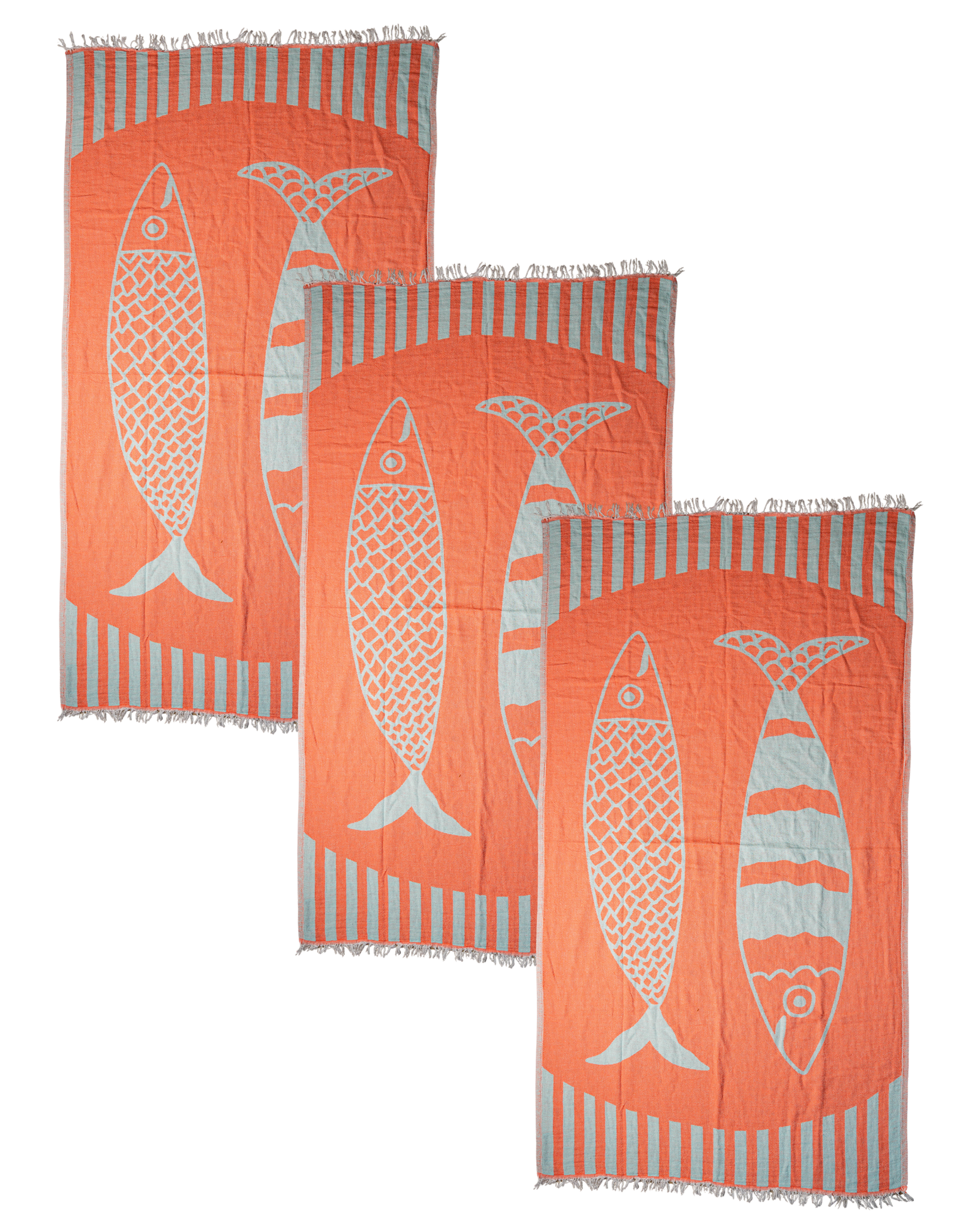 Sardine Beach Towel Set of 3
