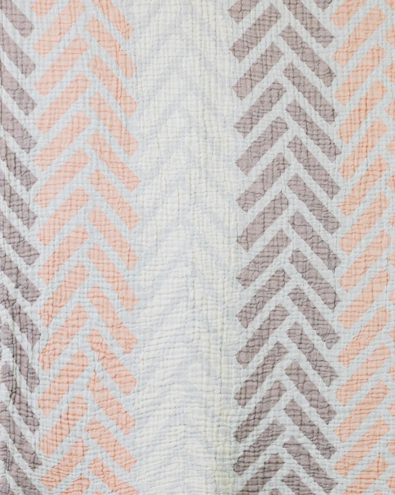 Chevron Muslin Throw Blanket