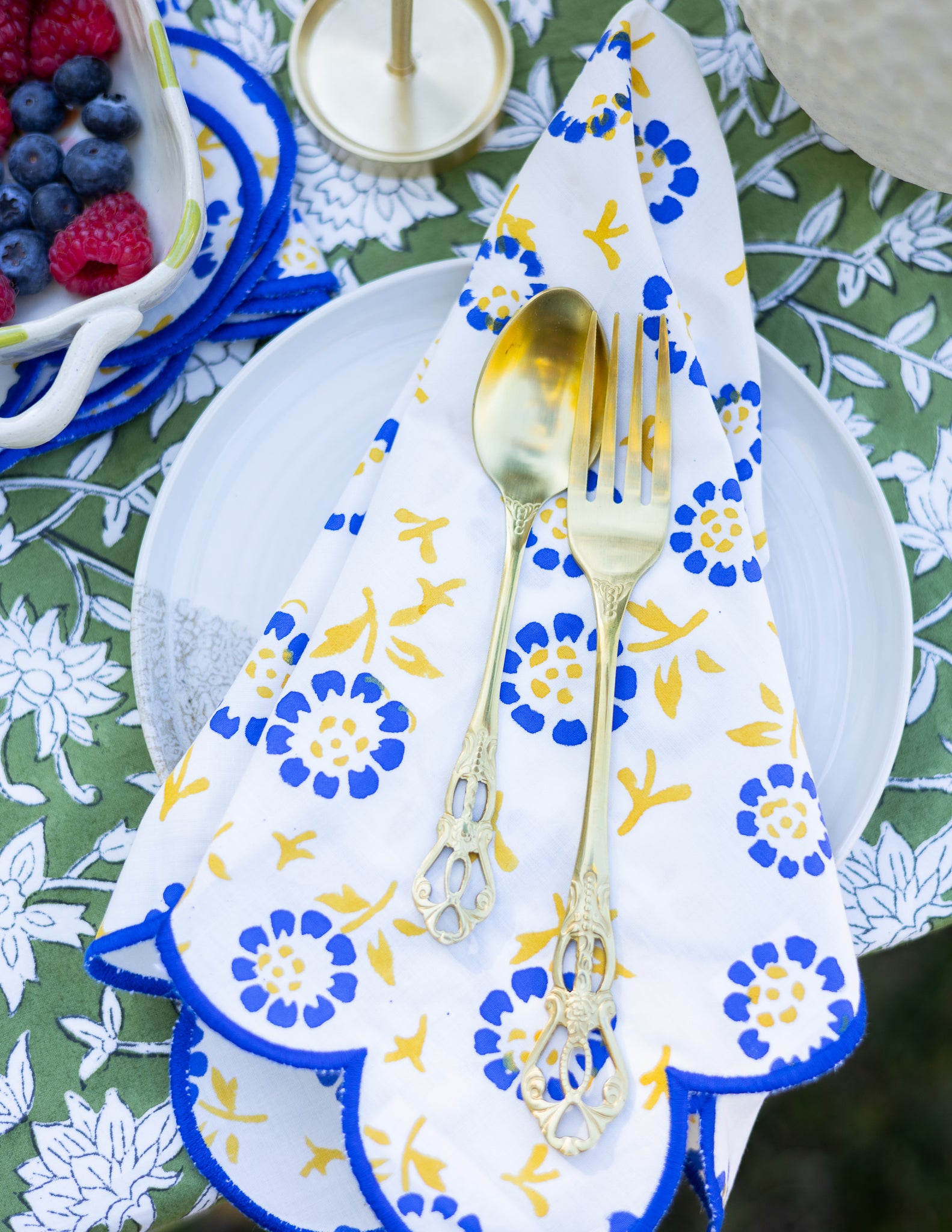 Block Print Napkins - Set of Four