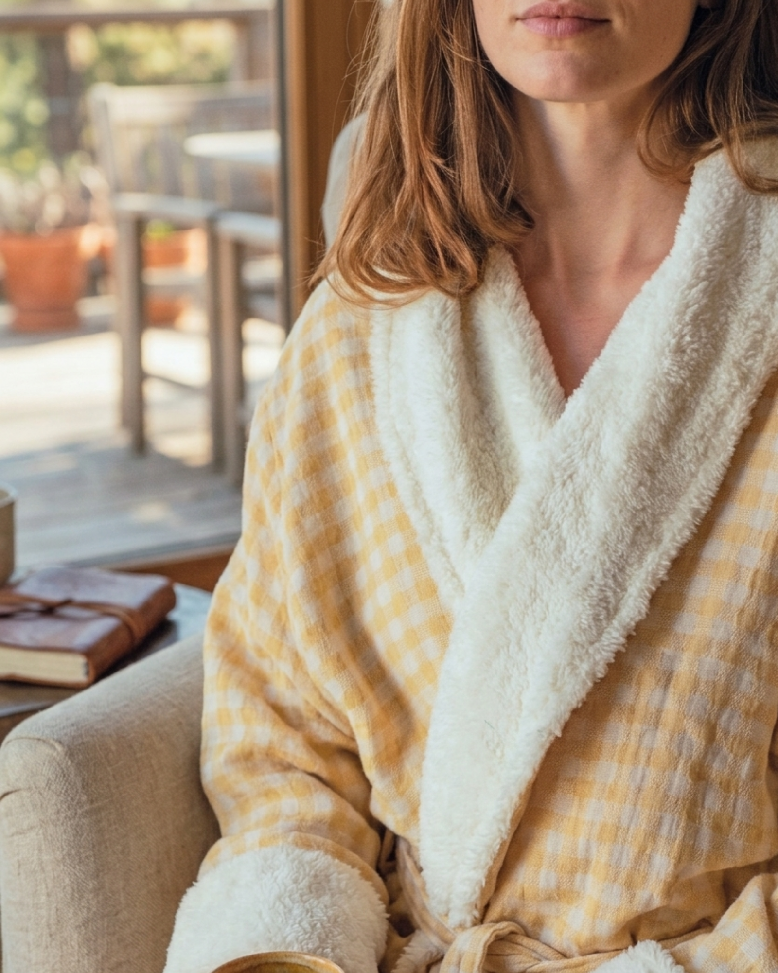 Fleece Cotton Spa Robe