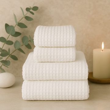 Airy Waffle Towel Set