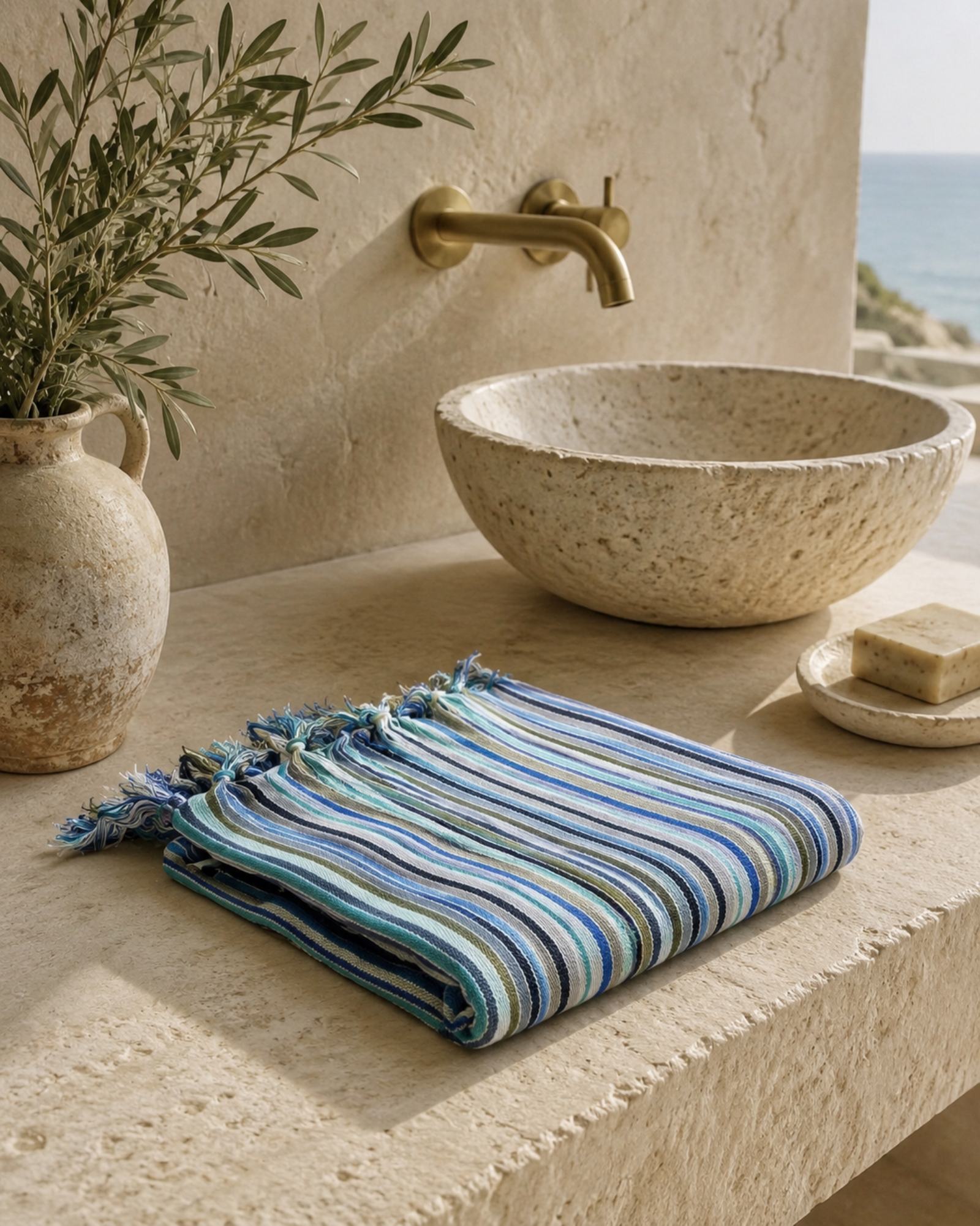 Mavi Stripe Turkish Towel