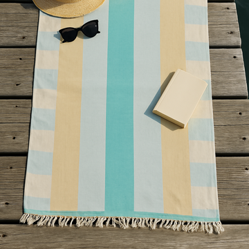 Dockside Dual Stripe Beach Towel