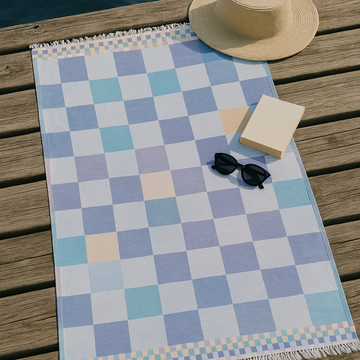 Coastal Breeze Checkered Towel