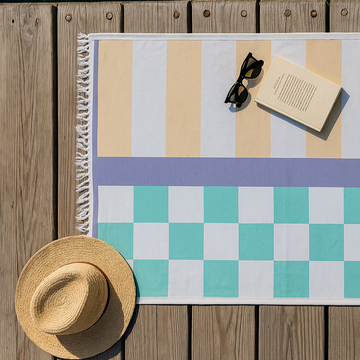 Positano Stripes Beach Towel