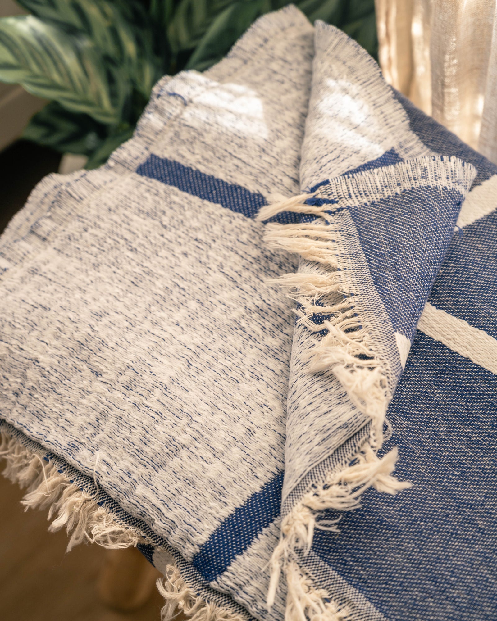 Lina Cotton Chenille Throw