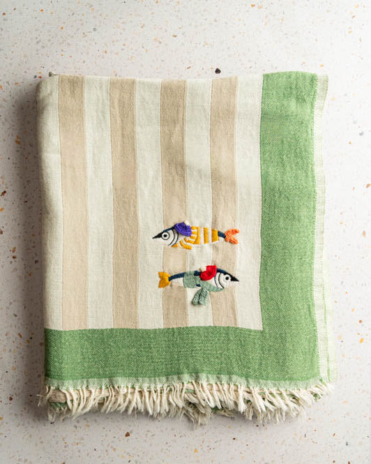 Maris Hand-Stitched Throw