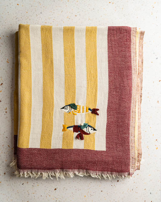 Maris Hand-Stitched Throw