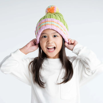Kids Varsity Pom Beanie