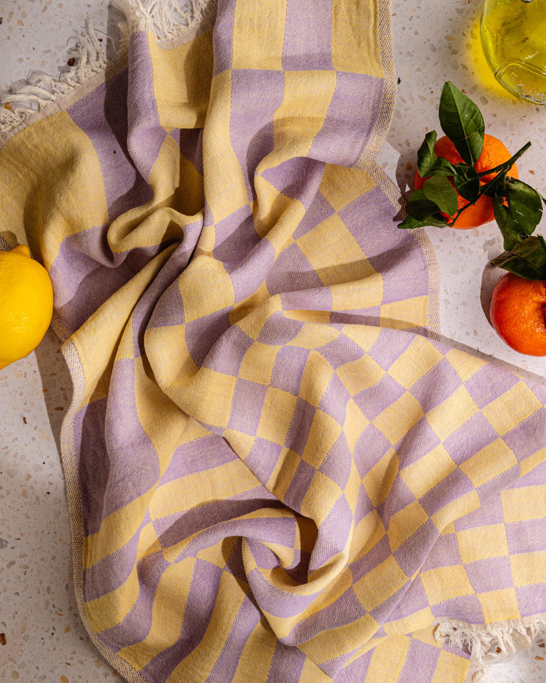 Blocks Geometric Kitchen Towel