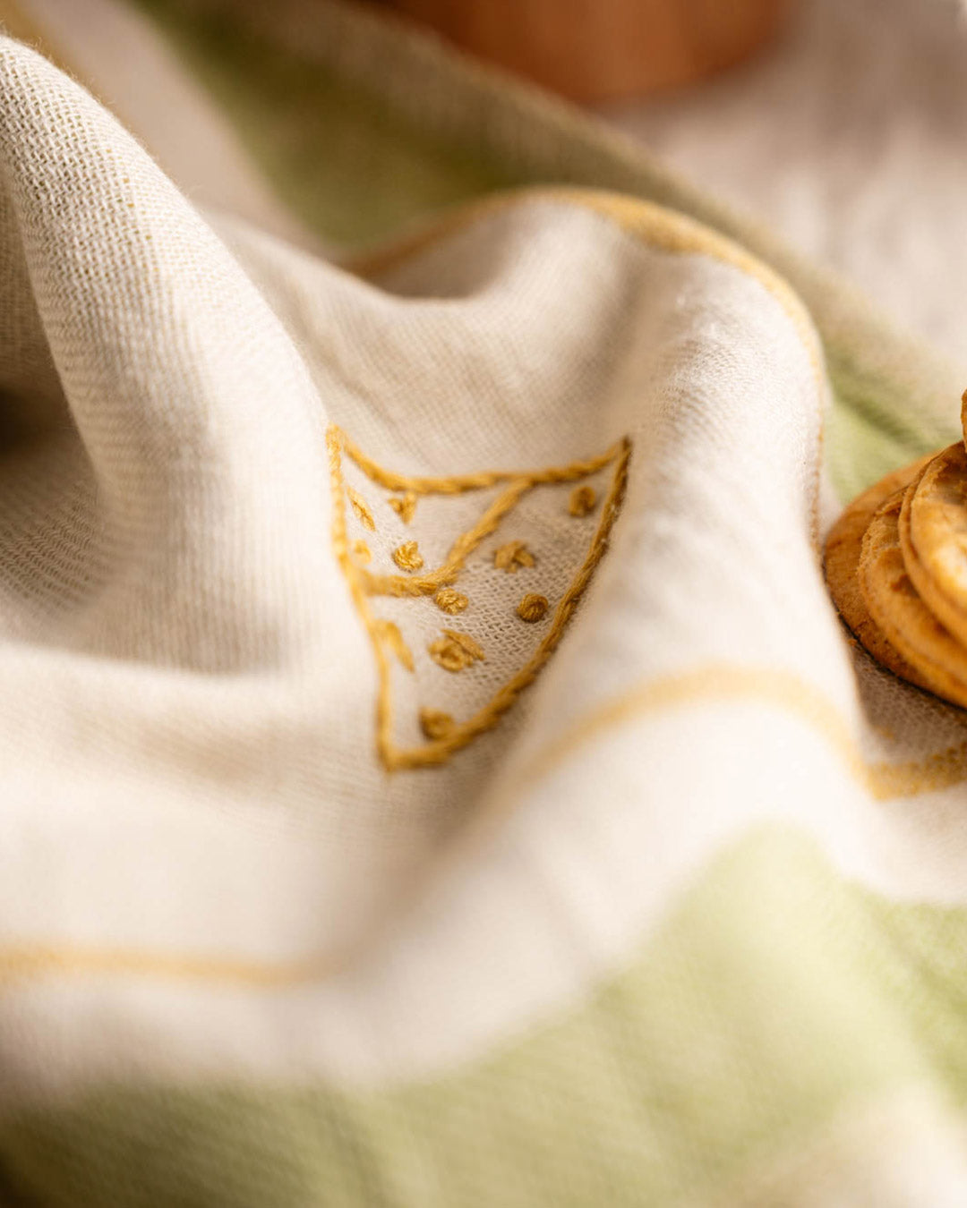 Cheese Hand-Stitched Towel Set