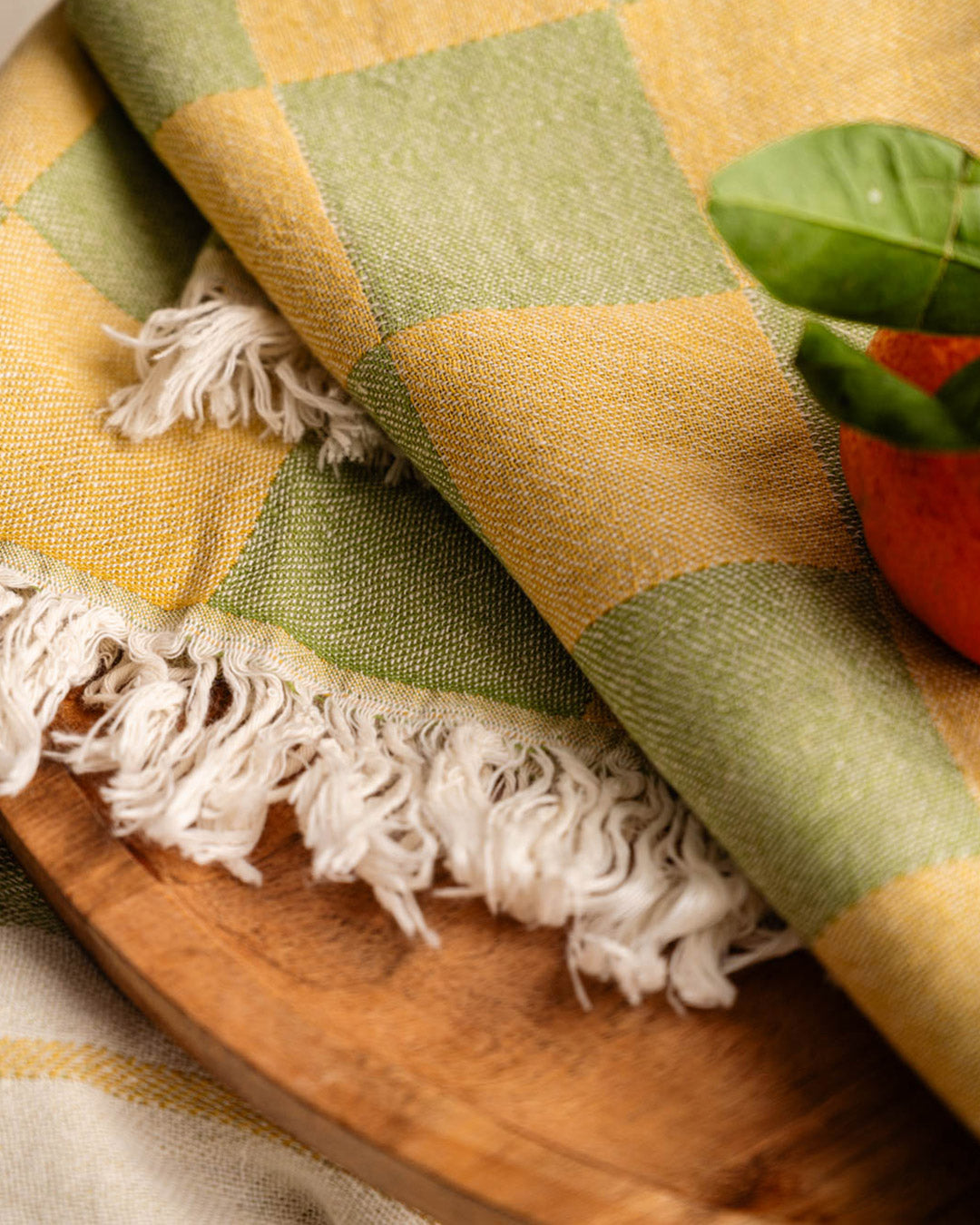 Cheese Hand-Stitched Towel Set