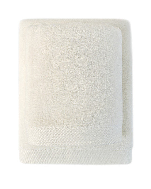 Ecru Plush Turkish Cotton Hand Towel