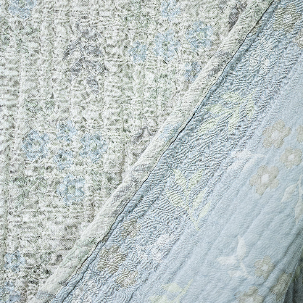 Floral Muslin Throw Blanket