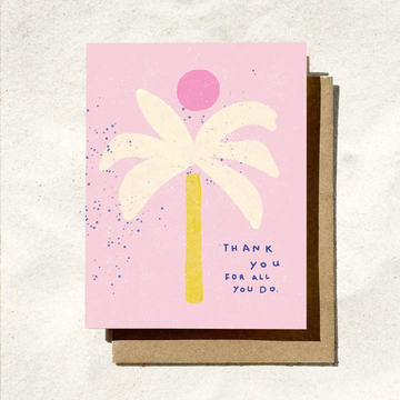 Thank You For All You Do Card