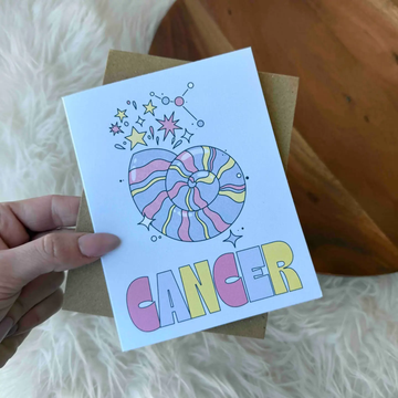 Cancer Zodiac Greeting Card