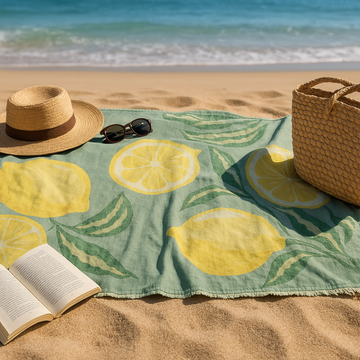 Tropical Bliss Turkish Beach Towel