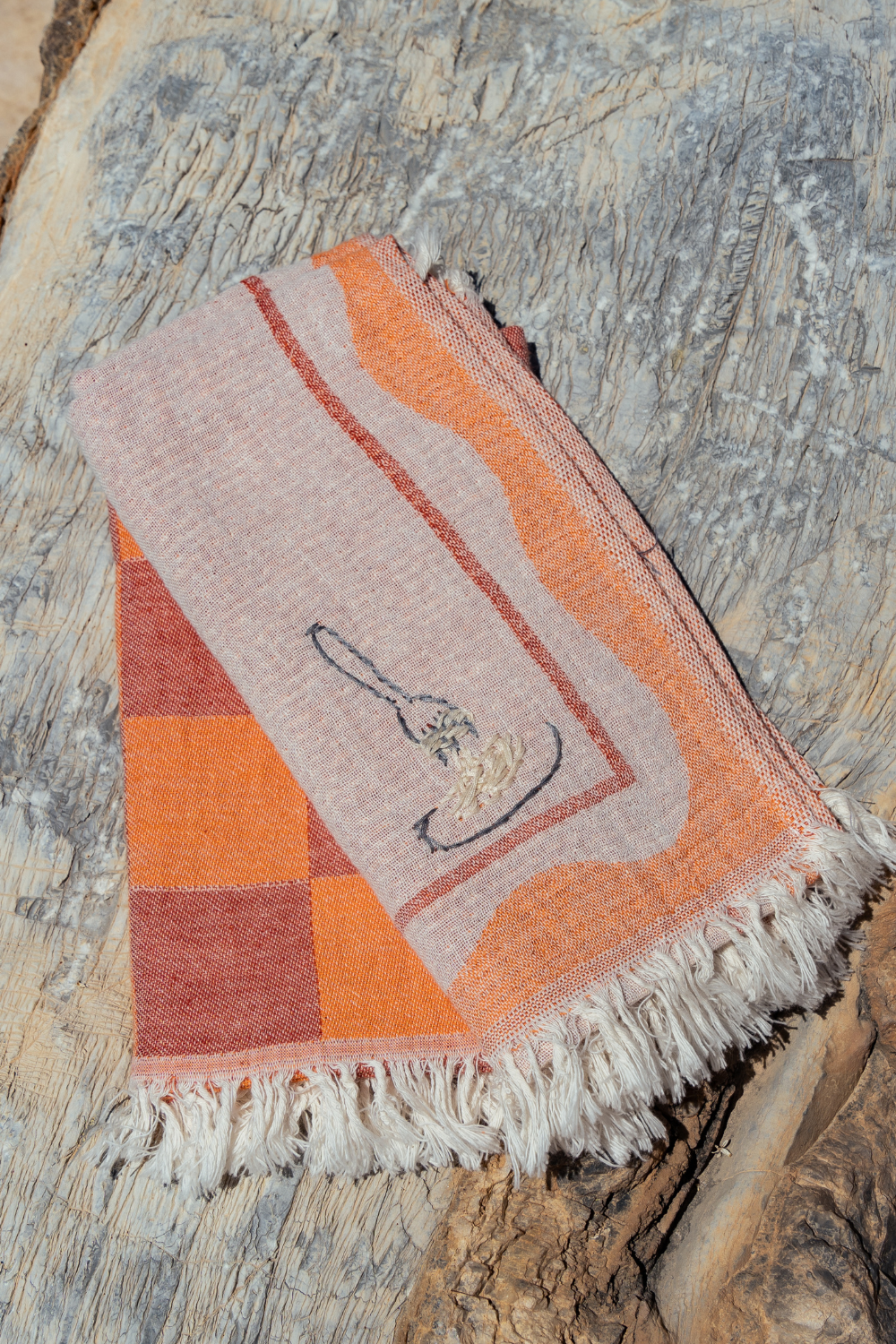 Pasta Hand-Stitched Towel Set