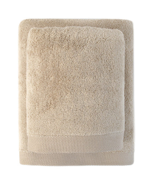 2 Body + 2 Hand - Sand Plush Turkish Cotton Towel