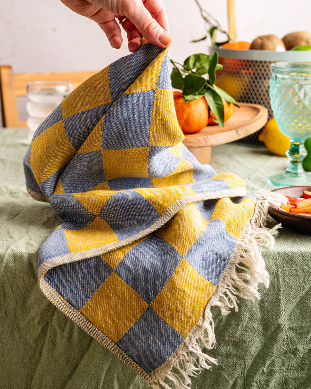 Sardine Hand-Stitched Towel Set