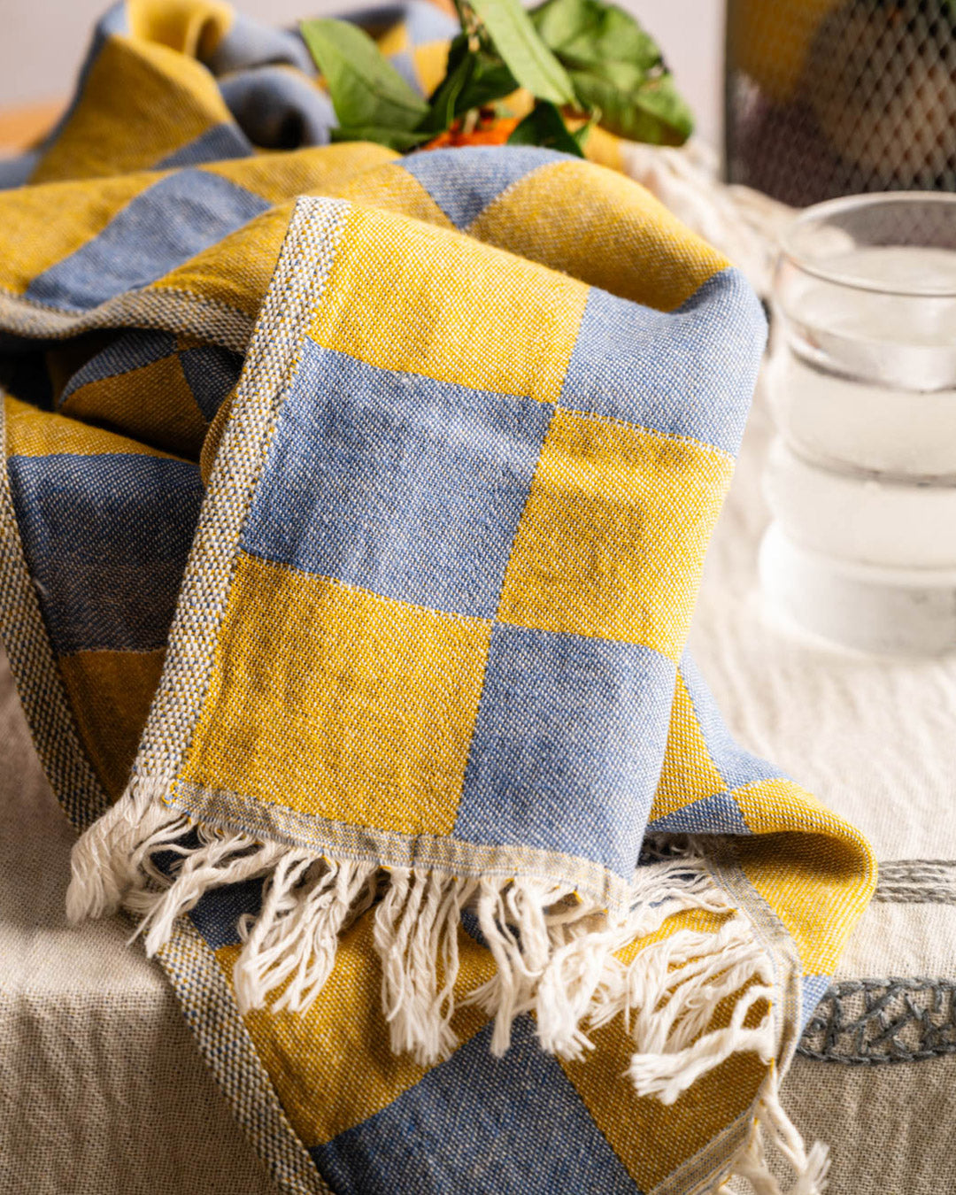 Sardine Hand-Stitched Towel Set