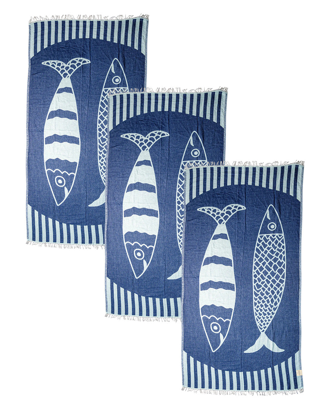 Sardine Beach Towel Set of 3