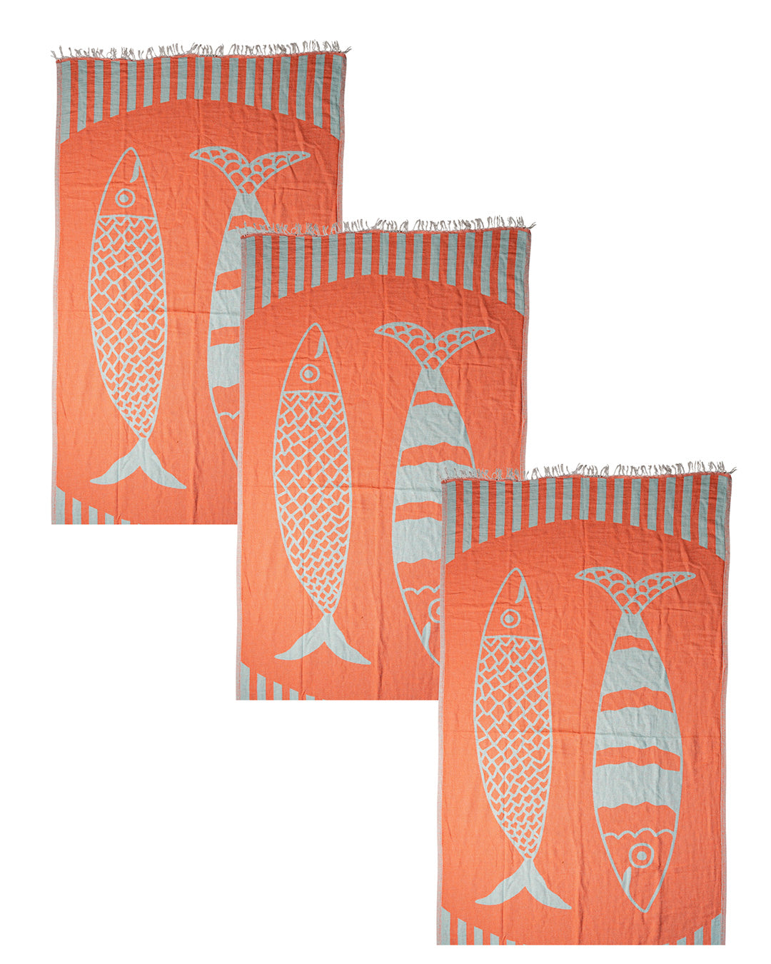 Sardine Beach Towel Set of 3