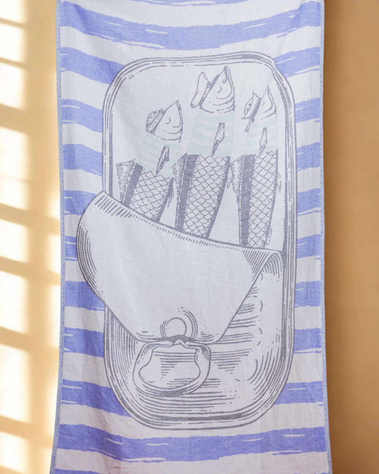 Sardine Stripe Beach Towel