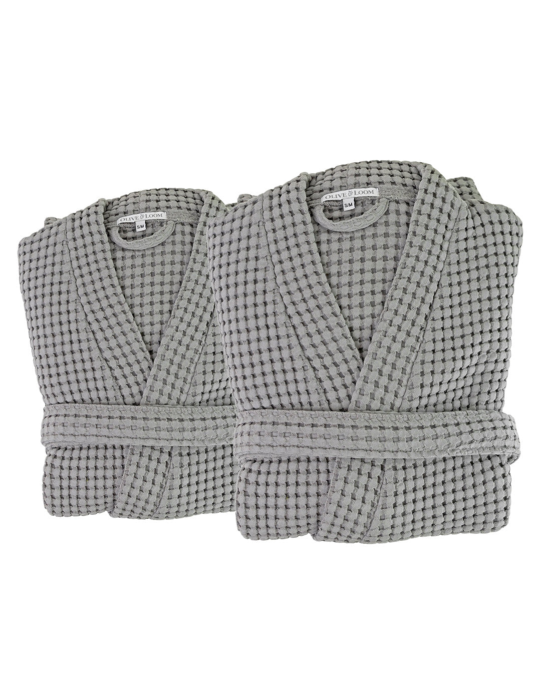 Turkish Cotton Waffle Robe Duo