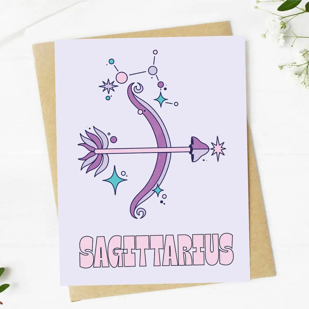 Sagittarius Zodiac Greeting Card