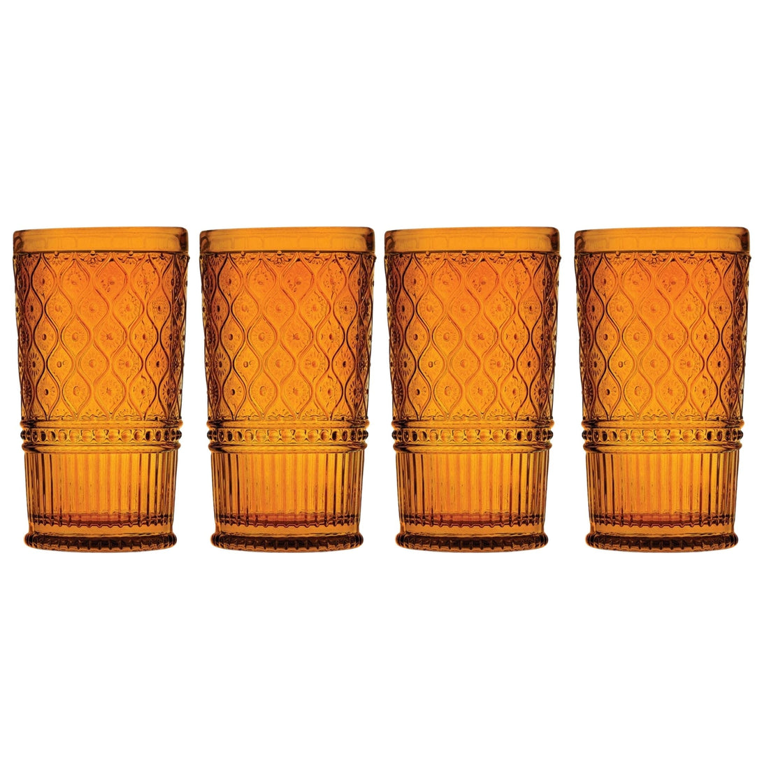 Claro Highball Glass Amber