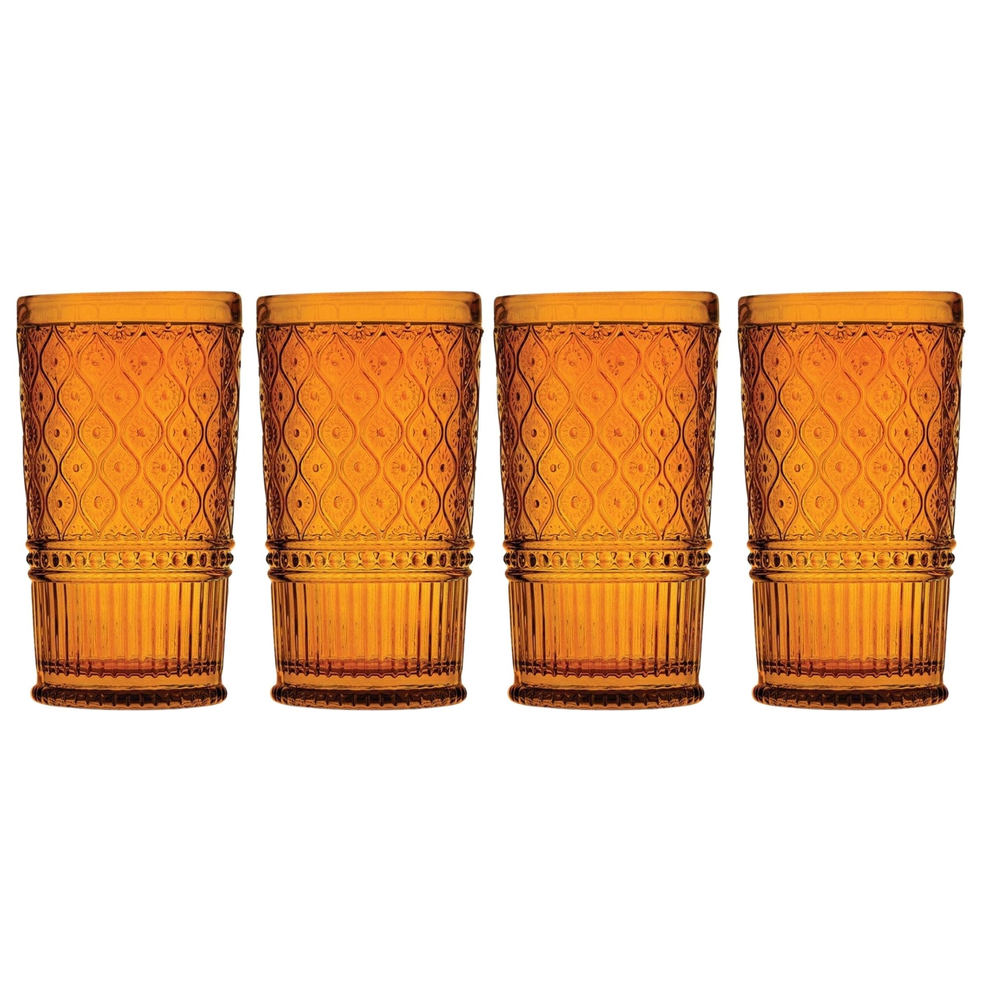 Claro Highball Glass Amber
