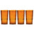 Claro Highball Glass Amber
