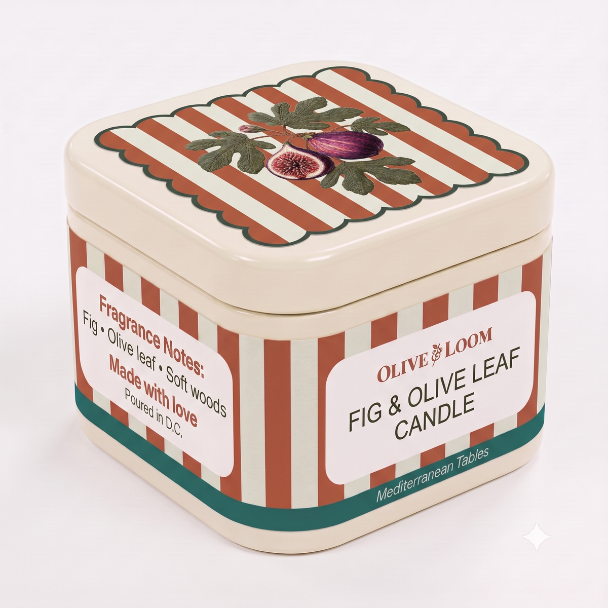 Fig &amp; Olive Leaf Candle