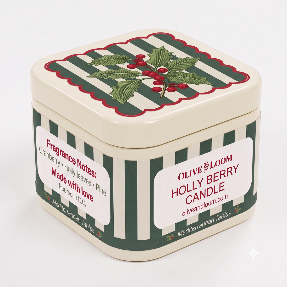 Holly Berry Candle