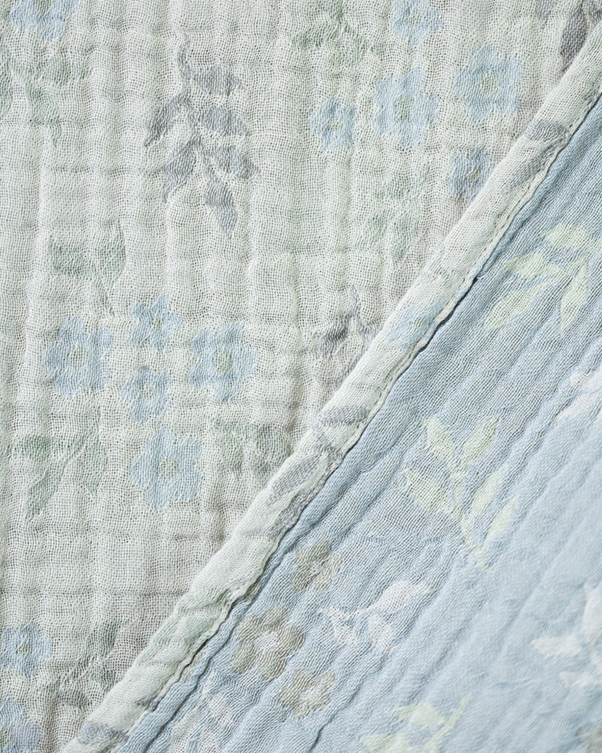Floral Muslin Throw Blanket