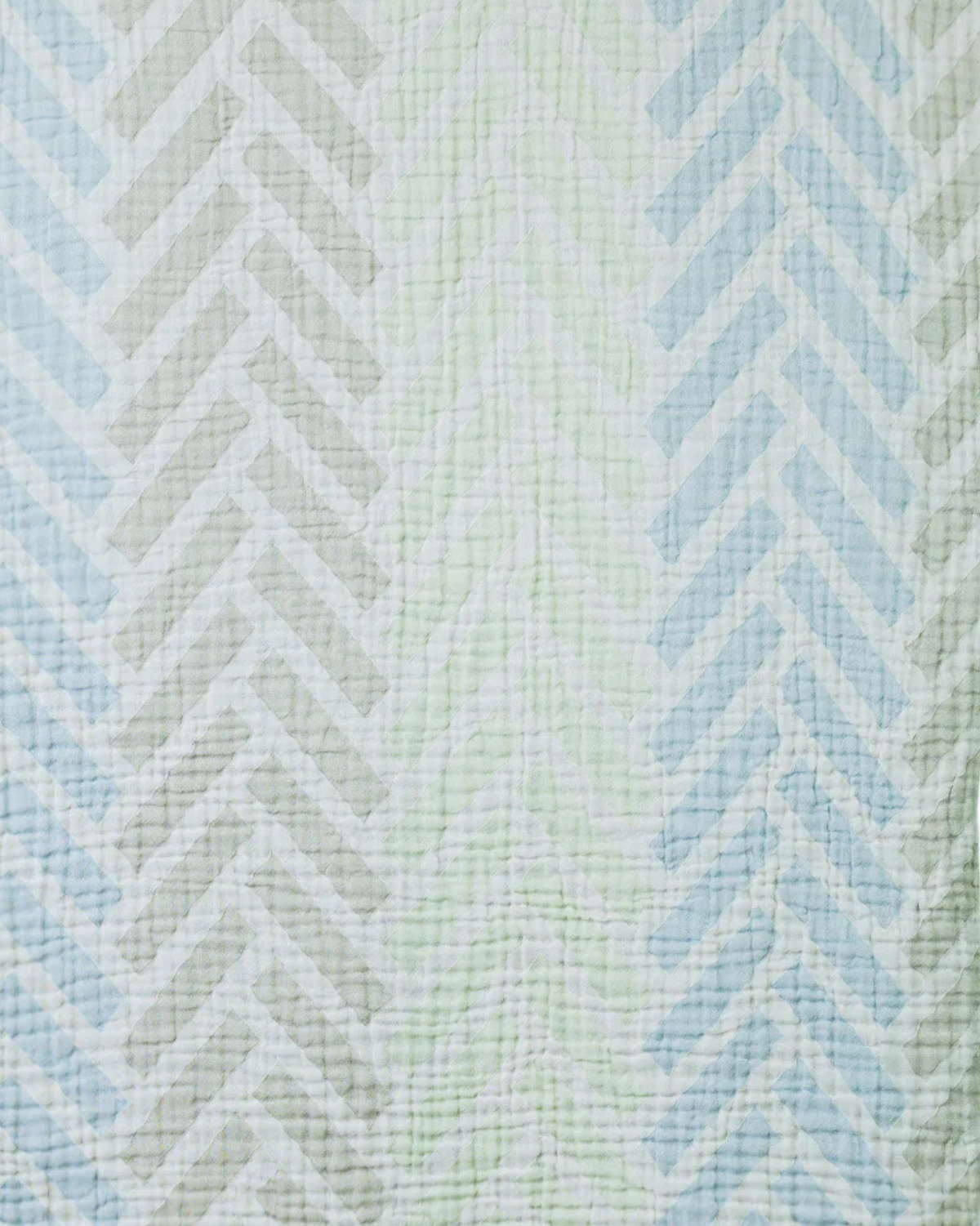 Chevron Muslin Throw Blanket