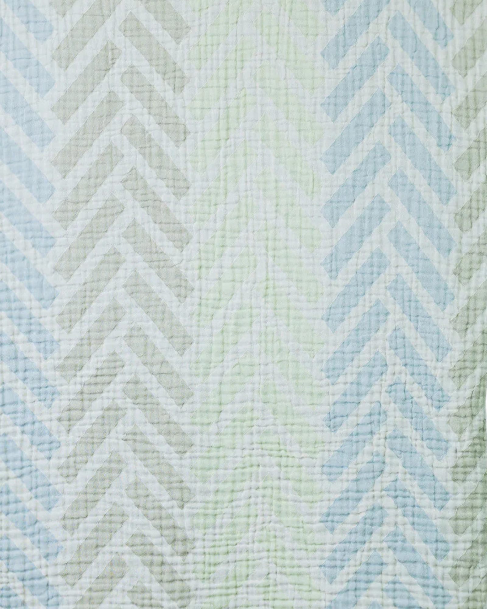 Chevron Muslin Throw Blanket