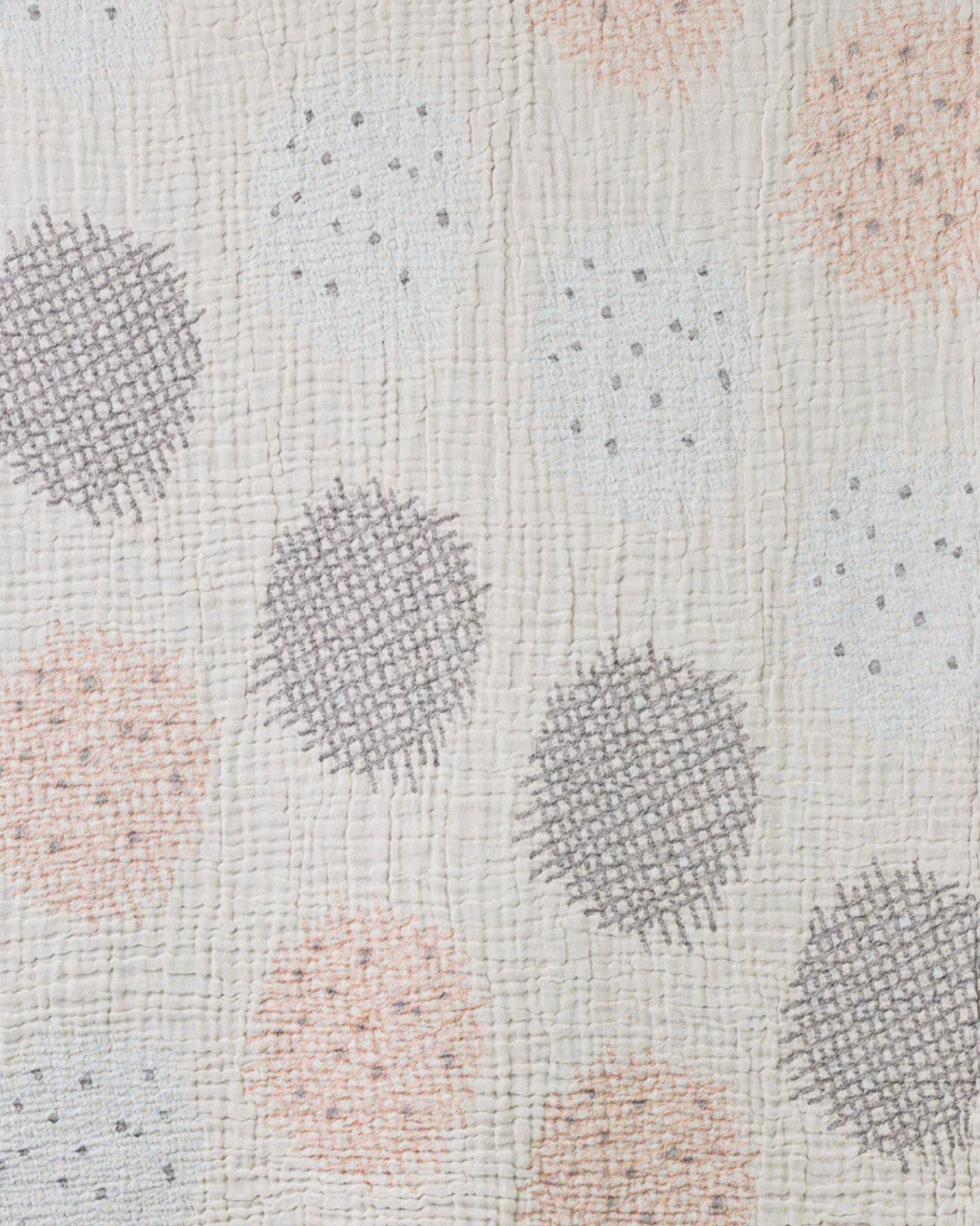 Mosaic Muslin Throw Blanket