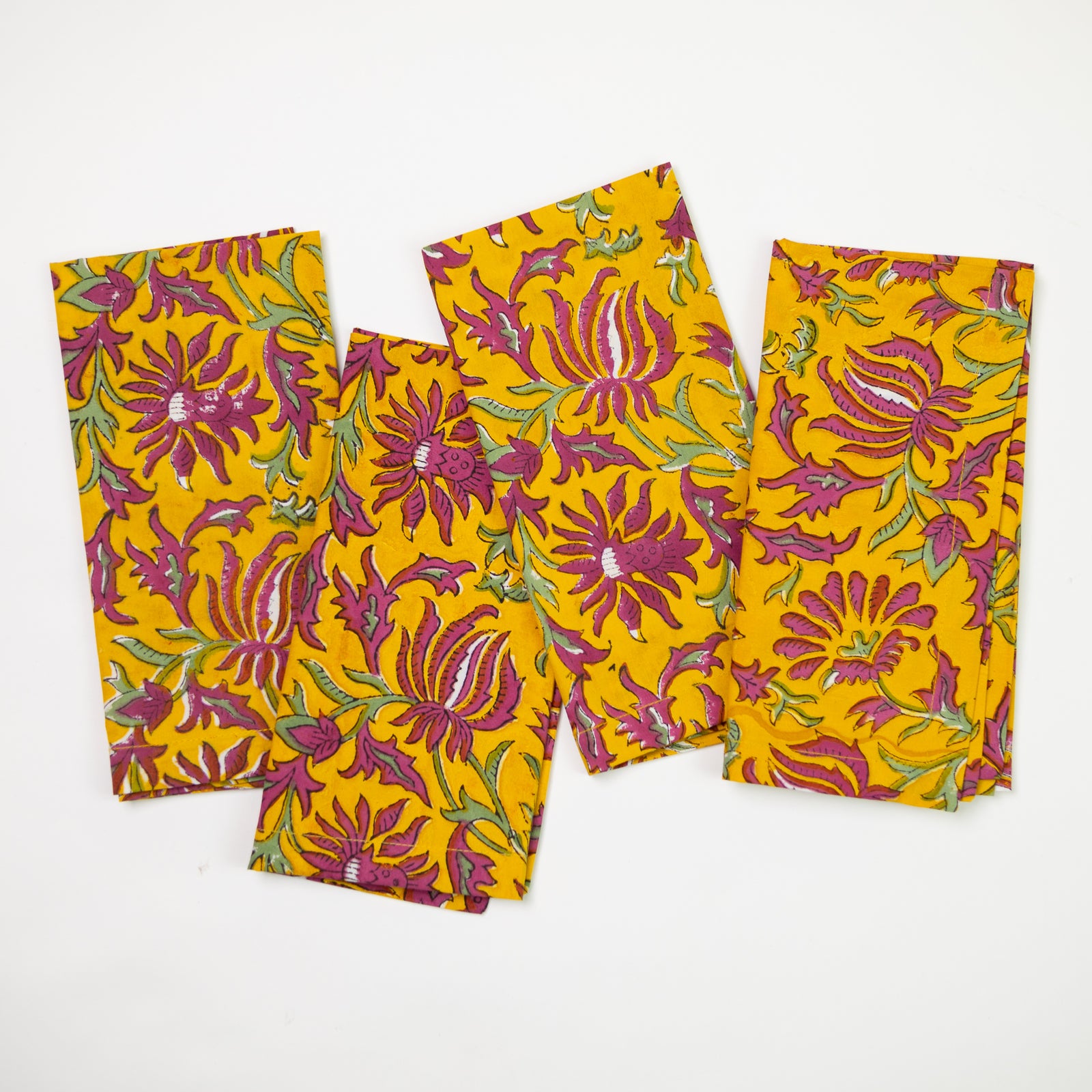Block Print Napkins - Set of Four