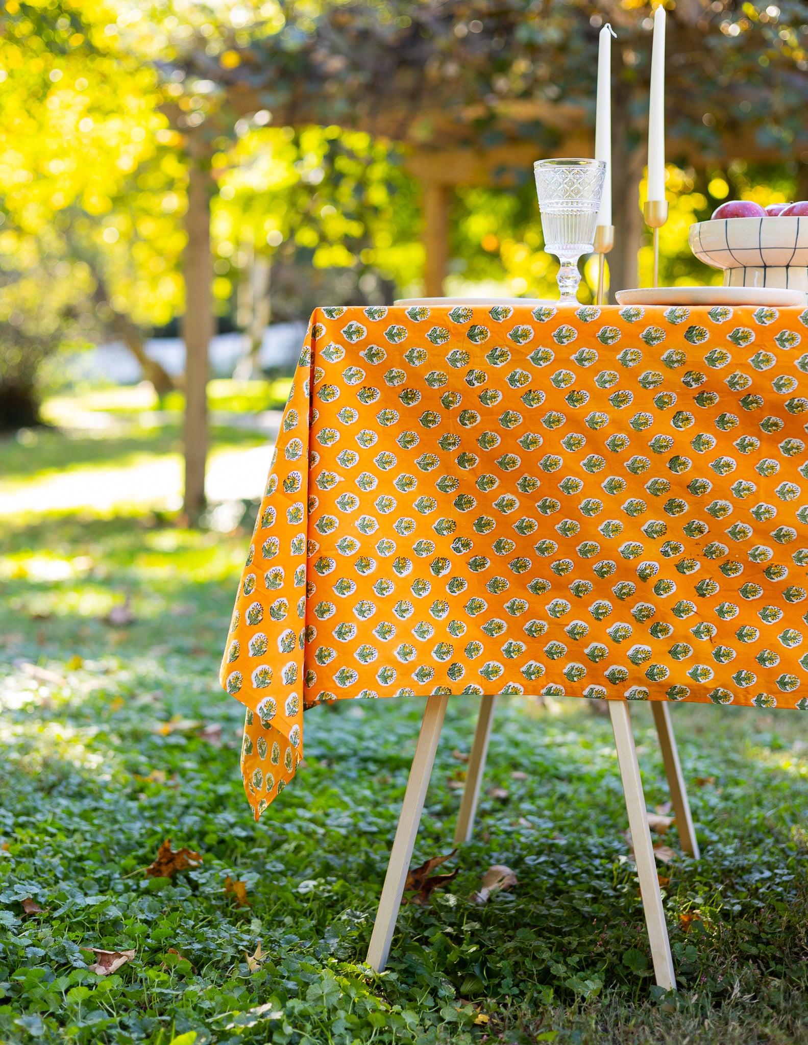 Block Print Tablecloth