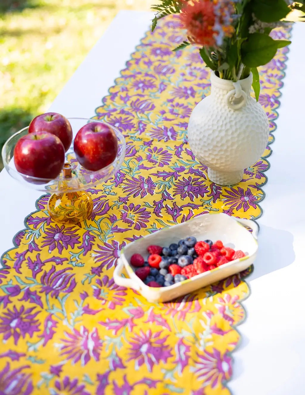 Block Print Table Runner