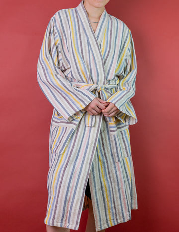Aegean Stripe Robe