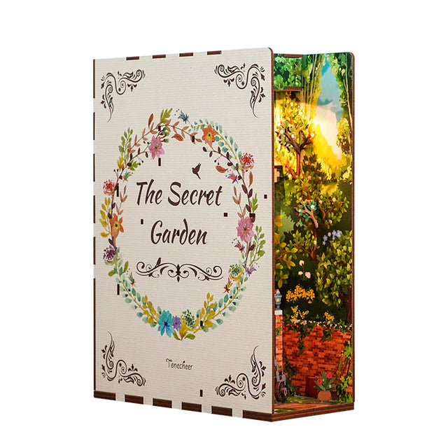 DIY Miniature House Book Nook Kit: Secret Garden