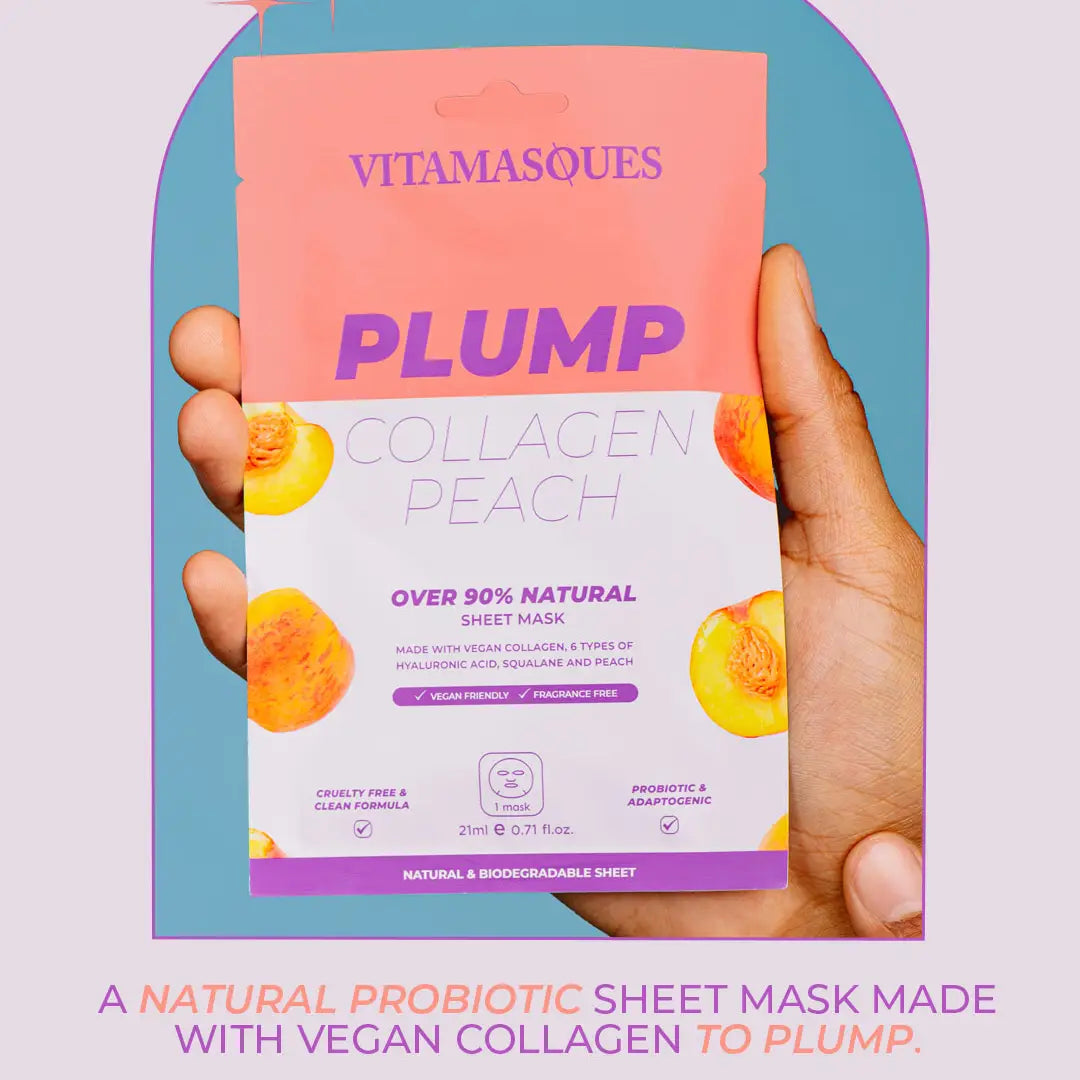 Plump Collagen Peach Face Sheet Mask