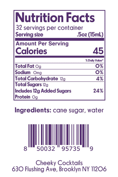 Cocktail Syrups